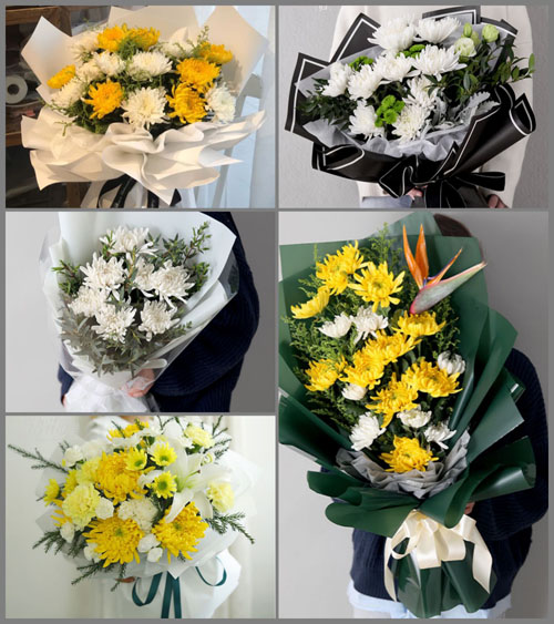 贵州遵义红花岗区南关街道镇隆村白事花束代送